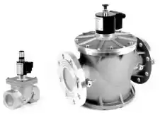 Клапан электромагнитный газовый с ручным взводом EVRM-NC Elektrogas 